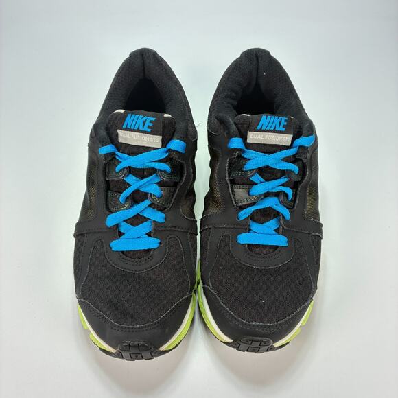 Nike Dual Fusion ST 2 Black Blue Training Running Shoes 454240-018 Womens Sz 8.5 - Picture 3 of 10